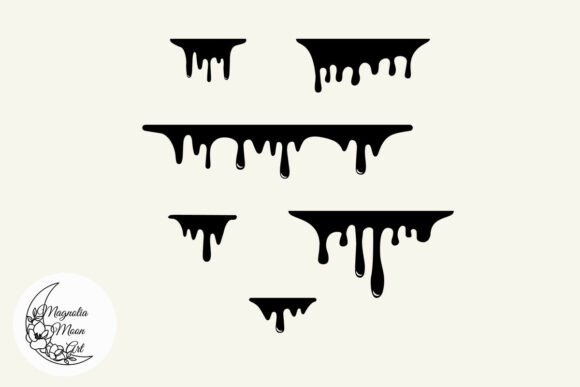 Dripping Borders SVG: Graphics & Illustrations