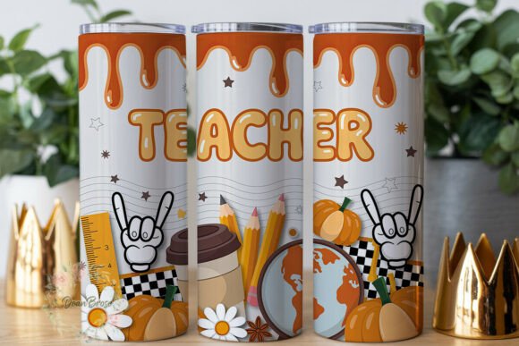 Fall Teacher Tumbler Wrap Graphics Review