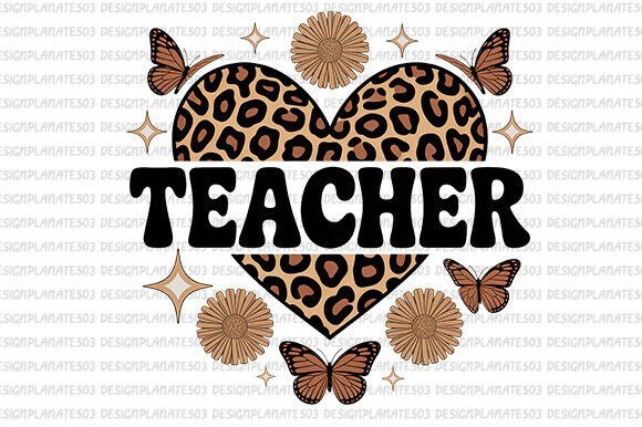 Leopard Teacher PNG: Graphics & Illustrations