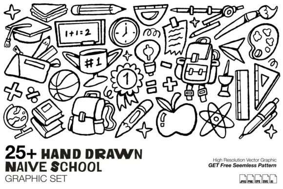 Naive School Graphics & Illustrations Review