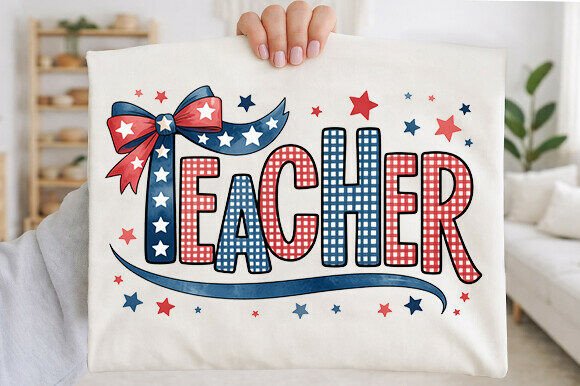 Patriotic 4th of July Teacher Graphics & Illustrations