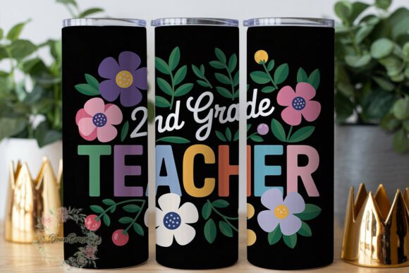 Review: 2nd Grade Teacher Floral Tumbler Wrap