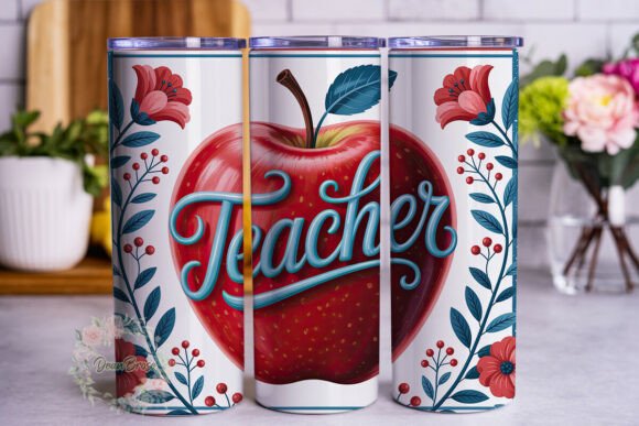 Reviewing the Teacher Apple Floral Wrap Design