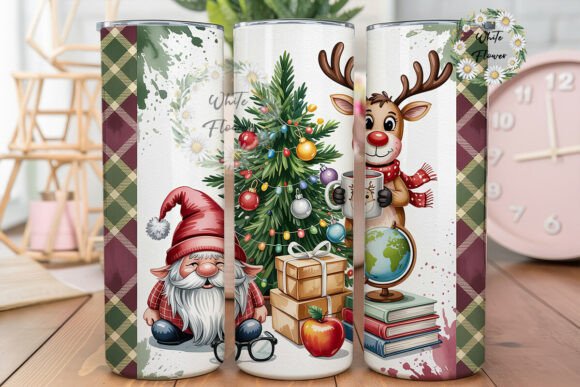 Santa’s Teacher Graphics & Tumbler Wraps