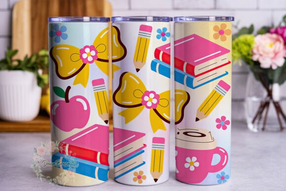 School Supplies Tumbler Wrap Graphics Review