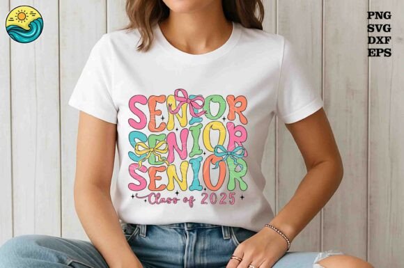 Senior 2025 SVG: Graphics for T-Shirt Designs