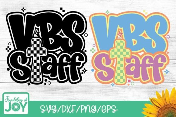 VBS Staff Graphics for T-Shirt Designs
